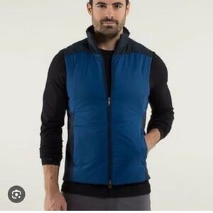 150-$50 *FREE SHIPPING* Lululemon Mens El Primo Primaloft Insulated Vest Blue M